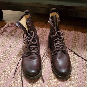 Brown Combat Boots